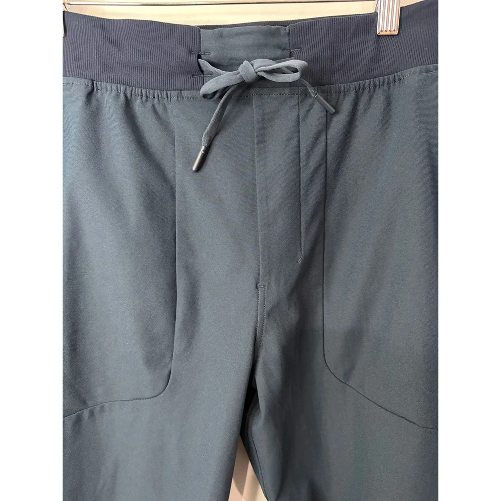 Lululemon ABC Jogger Mens M Tall Navy Blue Tapered Athletic Pants Drawstring